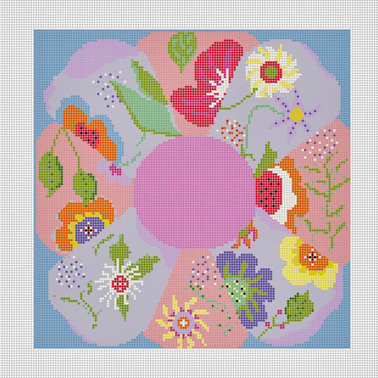 BIG BIG FLOWER - BLUE