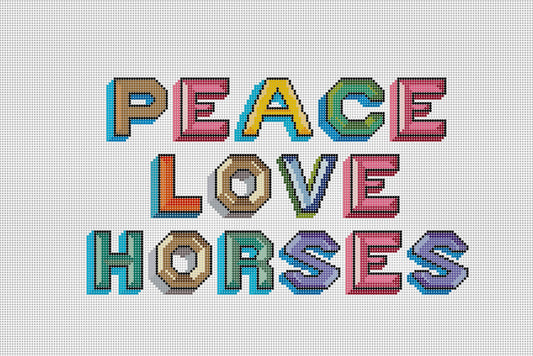 PEACE LOVE HORSES