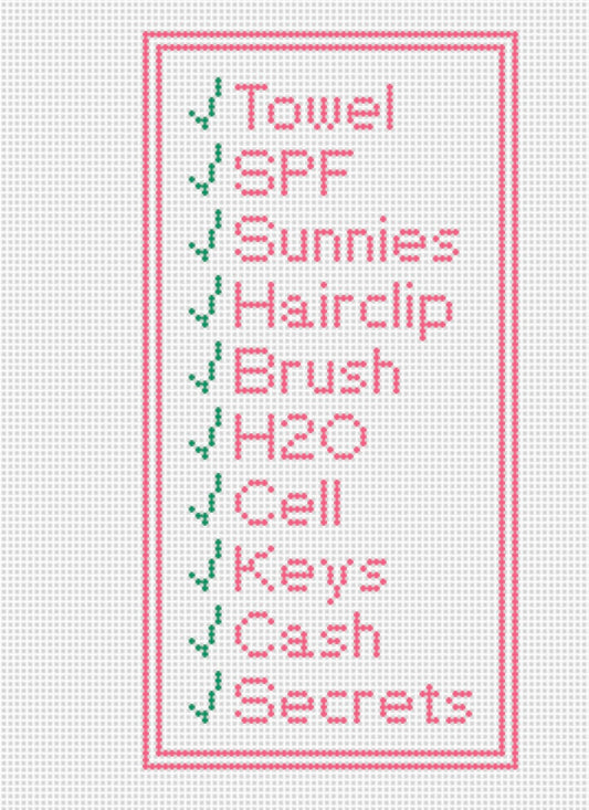 CHECKLIST - SUMMER PINK